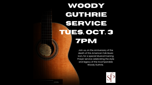 Woody Guthrie Service: Special Service featuring the music of Woody Guthrie